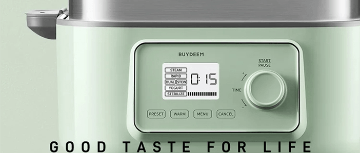 BUYDEEM北鼎 多功能蒸炖锅 隔水蒸炖锅电蒸锅 加大加高不挑餐具 14L G67 双层