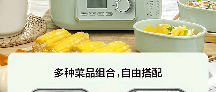 BUYDEEM北鼎 多功能蒸炖锅 隔水蒸炖锅电蒸锅 加大加高不挑餐具 14L G67 双层