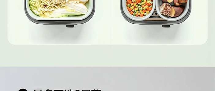 BUYDEEM北鼎 多功能蒸炖锅 隔水蒸炖锅电蒸锅 加大加高不挑餐具 14L G67 双层