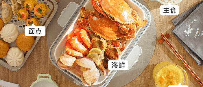 BUYDEEM北鼎 多功能蒸炖锅 隔水蒸炖锅电蒸锅 加大加高不挑餐具 14L G67 双层