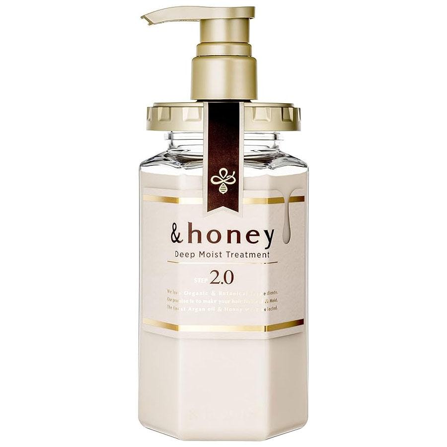 【日本直效郵件】 日本 &honey 安蒂花子 & Honey Milky蜂蜜水感豐盈滋潤護髮素445g