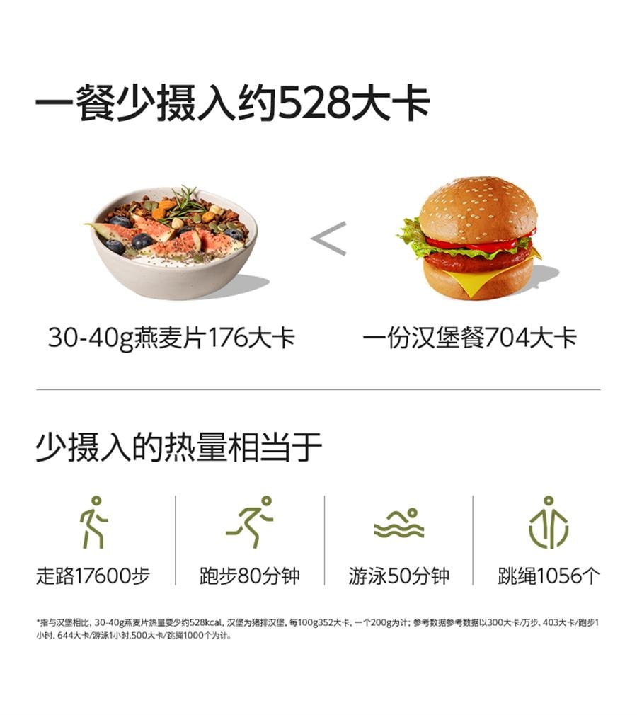 【中國直郵】 谷本日記 巴旦木黑巧味燕麥片 營養代餐水果堅果減低早晚餐脂即食麥片210g/袋