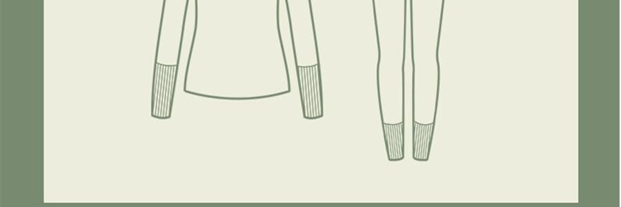 BENEUNDER蕉下 女士中暖肌底內衣套裝 滑雪服內膽 霧卡其 S
