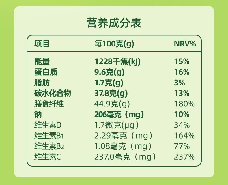 中國 杞里香 益生元青汁 大麥若葉青汁粉末 排毒燃脂瘦身3.5克*12袋 甜味劑為椰粉 羅漢果 添加維生素B C D