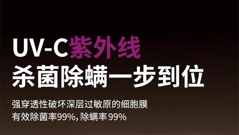 【中國直郵】 康佳 颶風無線除蟎儀床上紫外線殺菌機二合一 水銀灰+8濾芯