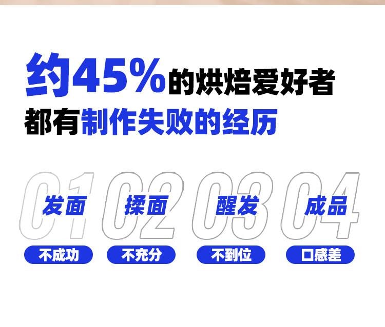 【中國直郵】 安琪 新一代酵母高活性乾酵母粉6g*8 低糖型 家用包子饅頭發酵粉烘焙原料
