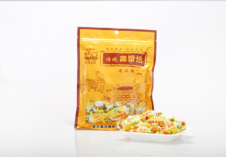 佛桃牌傳統高粱飴糖 原味 始於1956年老品牌青島特產 128克 涼血祛濕和胃 童年的味道