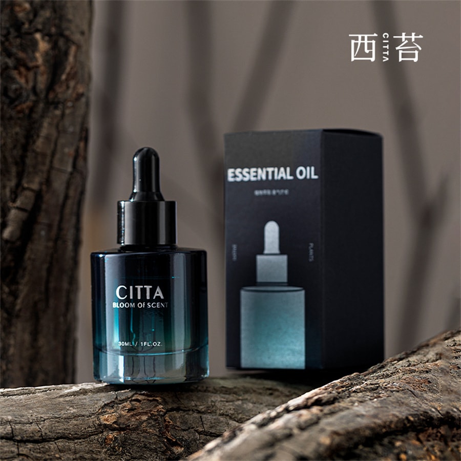 【中國直郵】CITTA/西苔 擴香石補充液 無火香薰精油家用臥室空氣香氛持久散香 藍瓶30ml-烏木沉香