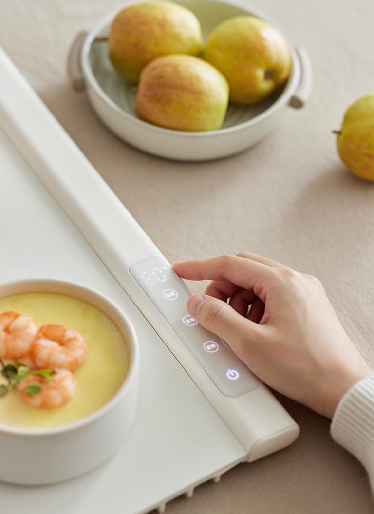 OLAYKS 暖菜板折叠家用硅胶保温板多功能热菜保温桌垫加热神器适用于厨房餐桌