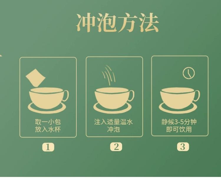 【年货必备】国药药材 消消茶5g*15包/盒 决明子茶茯苓茶山楂茶荷叶茶桑叶茶菊花茶