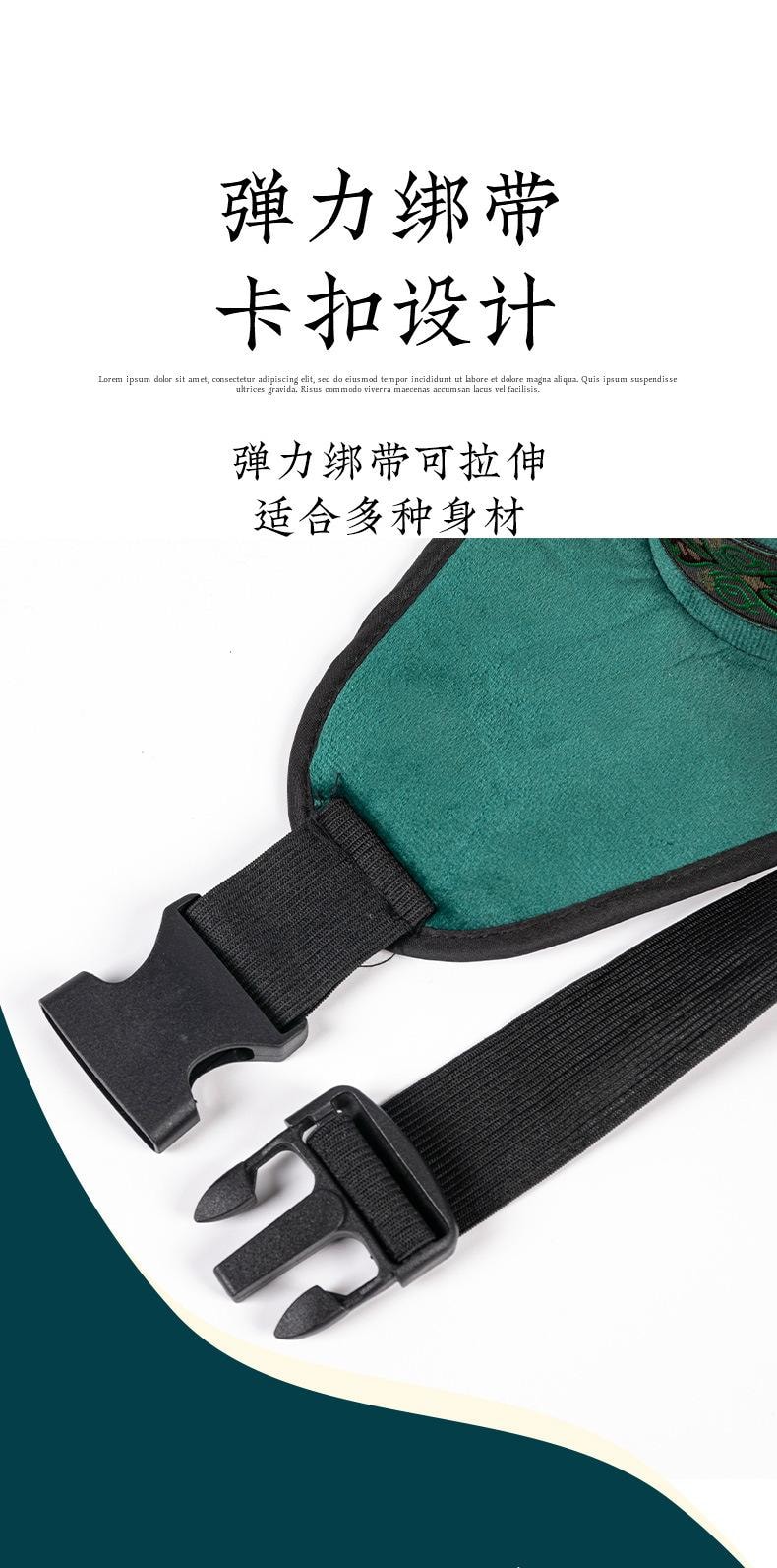  湖北李时珍 【长度可调 三级温控】无烟艾灸盒一套【四联无烟艾灸盒+精美布袋+艾柱54粒+铜盒*4】 采用五年陈艾柱随身灸罐家用艾炙器具大全无烟热敷包腰腹部颈椎温灸仪器【艾灸馆、家里都适用】