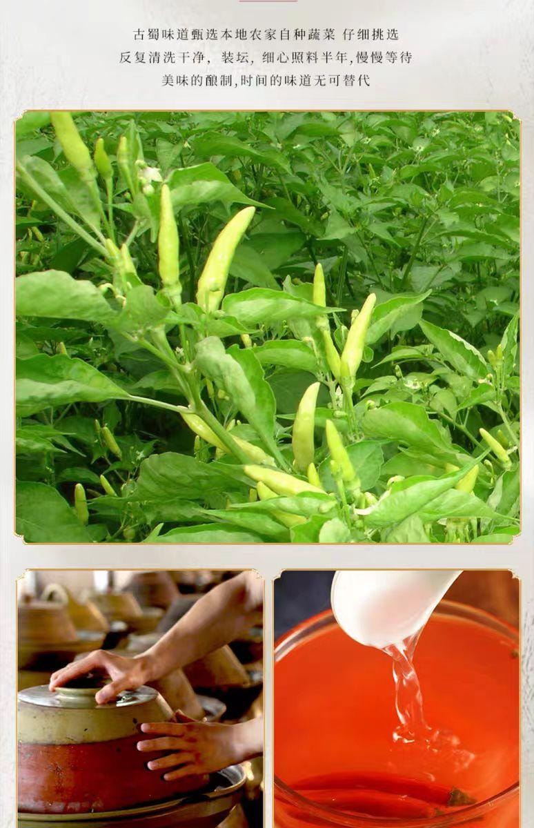 【中国直邮】 古蜀味道 辣三宝250g*2袋