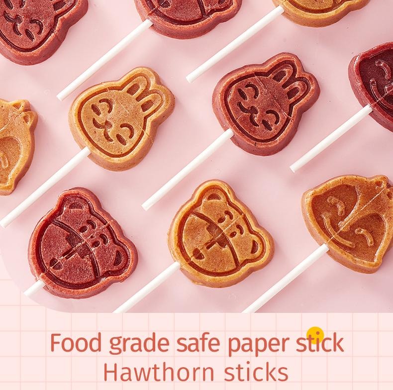 比比赞 【店庆大促】小熊山楂棒棒糖【原味】100克*1袋