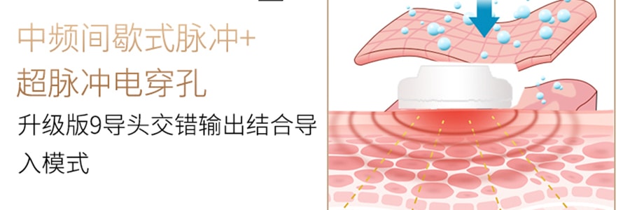 日本DR.ARRIVO 宙斯二代脈衝射頻美容儀 玫瑰粉