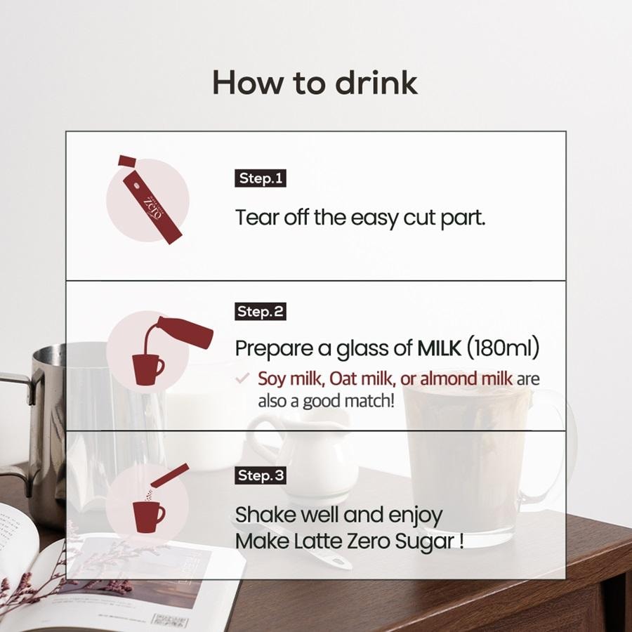 韓國 Kim's Table 奶茶粉條 甜茶零糖(0.423 盎司 X 10 條)milk Authentic Flavor Easy powder stick