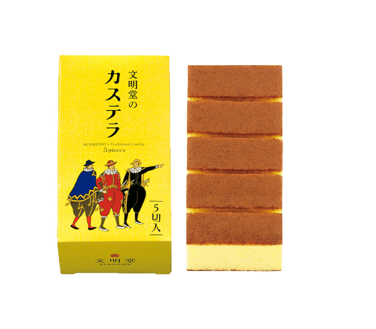 【日本直郵】文明堂原味長崎蛋糕 雞蛋糕 5切一盒