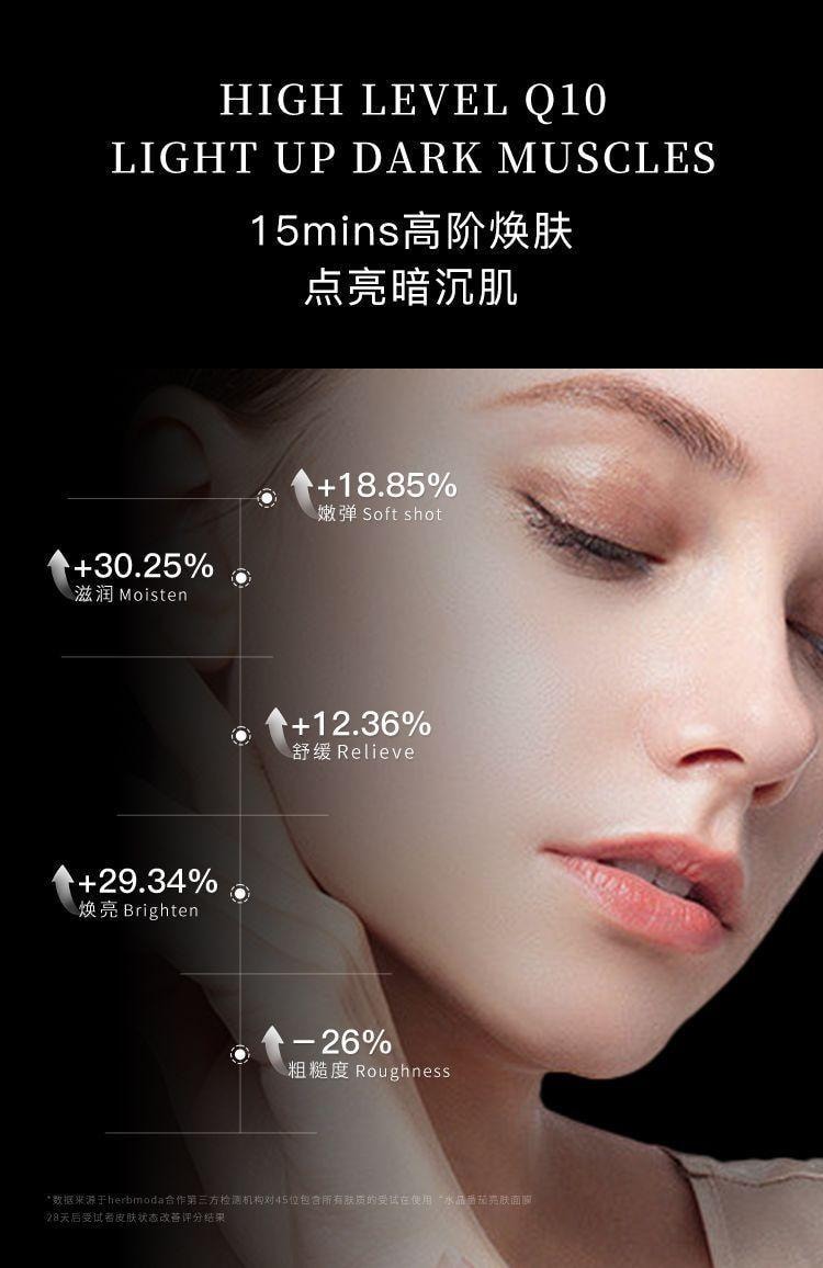 【中国直邮】 赫珀徳 水晶番茄面膜 补水保湿 提亮肤色 淡纹 抗皱紧致衰老 敷出水光透嫩肌 20片