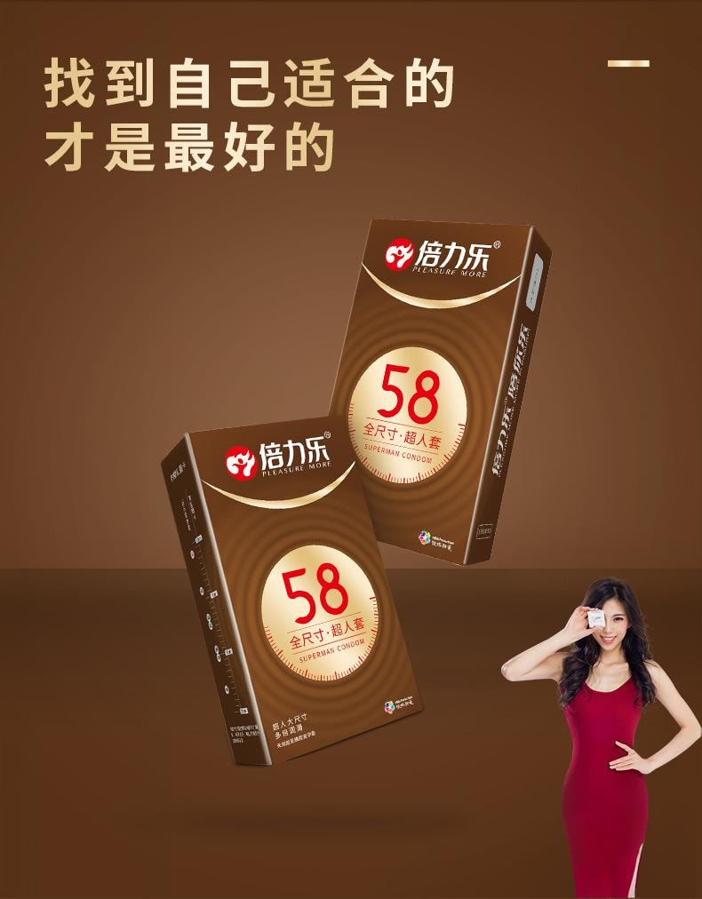 Large size ultra-thin condoms for unprotected sex long-lasting textured orgasm-enhancing size 55 10 pieces/box