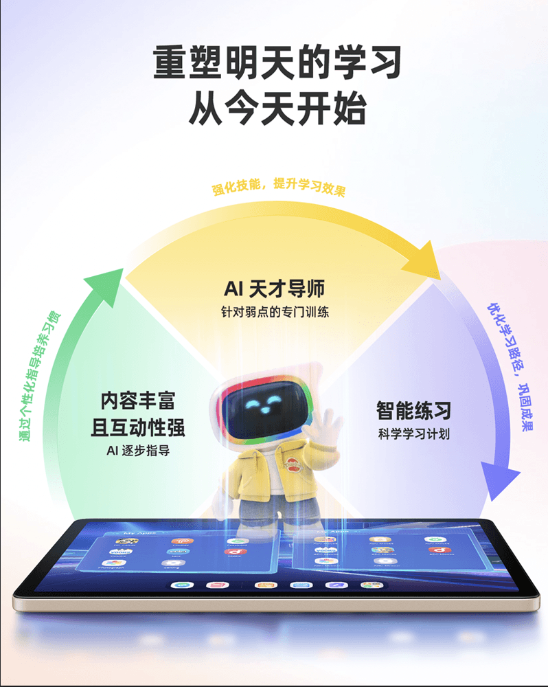 學而思學習機- T100套裝(學習機+鍵盤保護套+手提包)