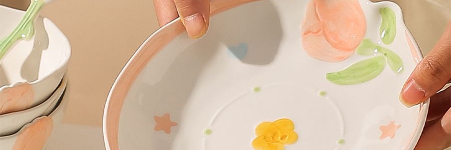 川島屋 小清新餐具 雙耳碗 7''
