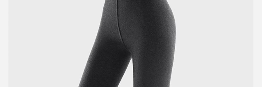 小野和子 羊毛棉褲襪第2代緊身褲 中灰色 短連腳 薄絨