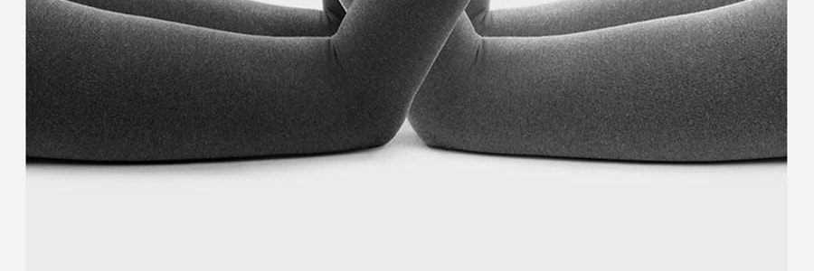 小野和子 羊毛棉褲襪第2代緊身褲 中灰色 短連腳 薄絨