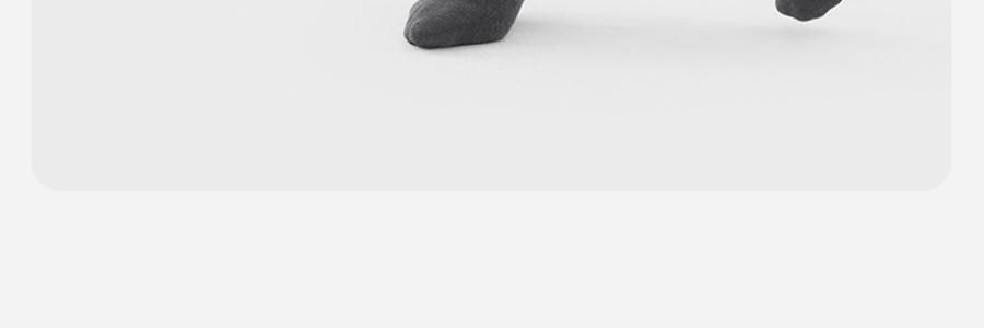 小野和子 羊毛棉褲襪第2代緊身褲 中灰色 短連腳 薄絨