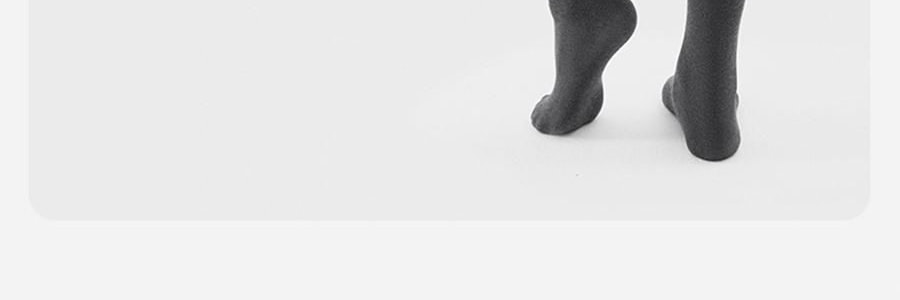 小野和子 羊毛棉褲襪第2代緊身褲 中灰色 短連腳 薄絨