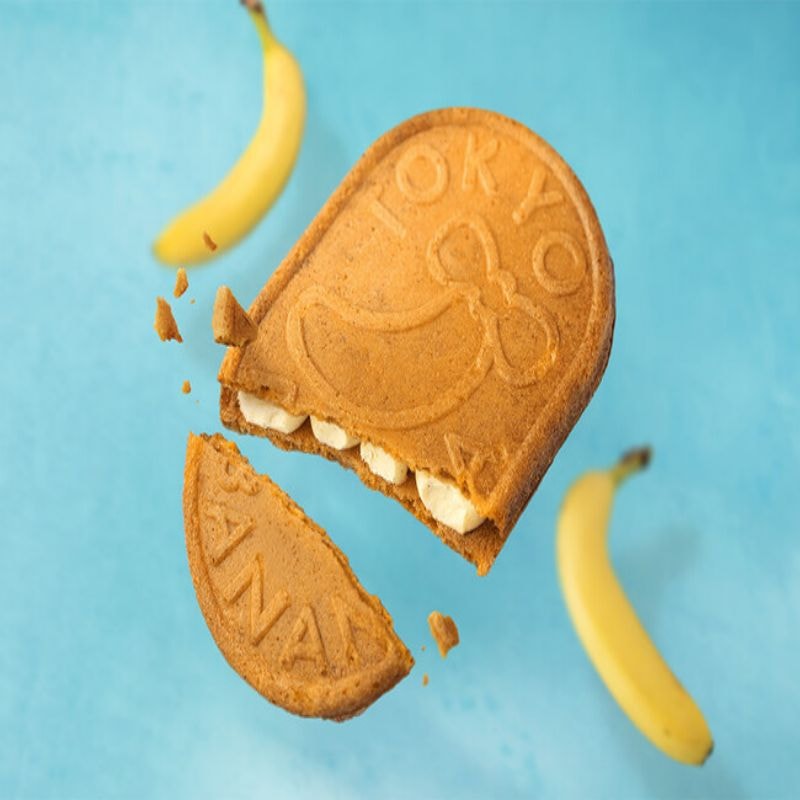 【日本直邮】日本 TOKYO BANANA东京香蕉 新品 牛奶夹心饼干 6枚入