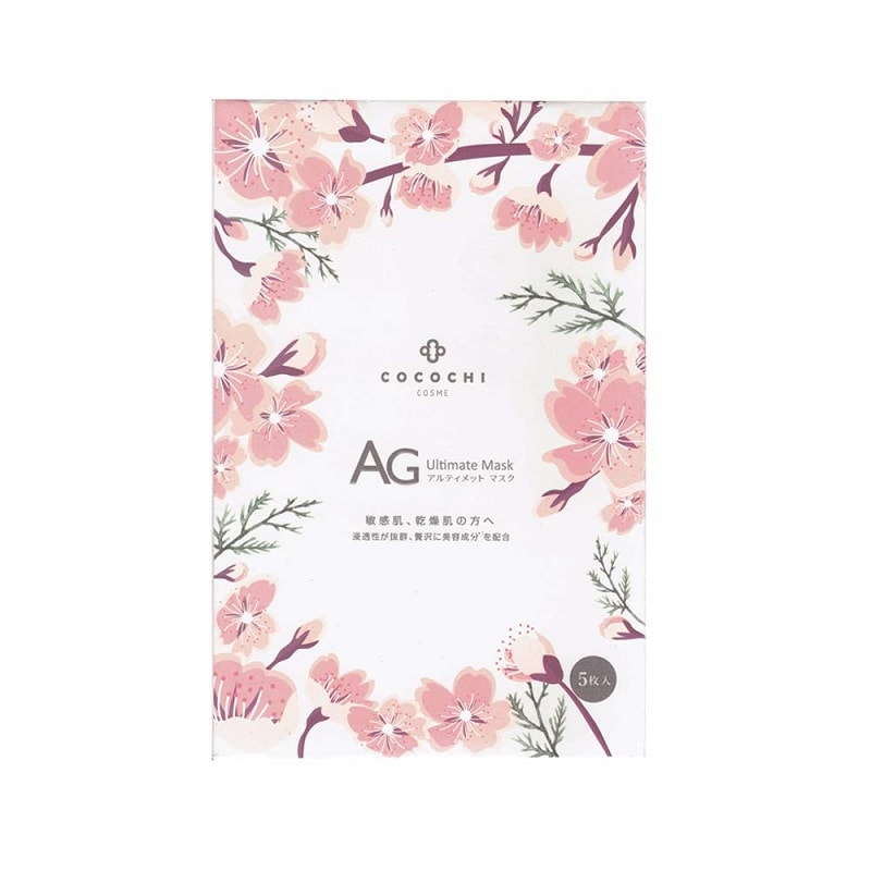 COSME AG Ultimate Mask Sakura 5pcs