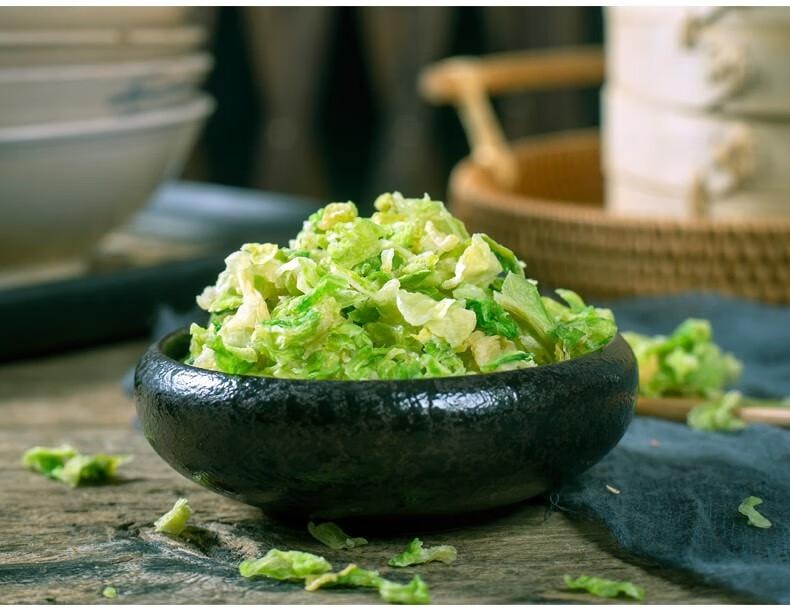 【中國直郵】 谷本道元 脫水蔬菜乾宿舍高麗菜速食蔬菜湯方便麵蔬菜湯包煮湯早餐配料 高麗菜乾 100g*1袋