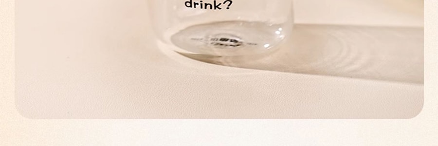 川島屋 原創高硼矽玻璃杯子 咖啡杯耐高溫喝水杯 果汁飲料牛奶杯 500ml