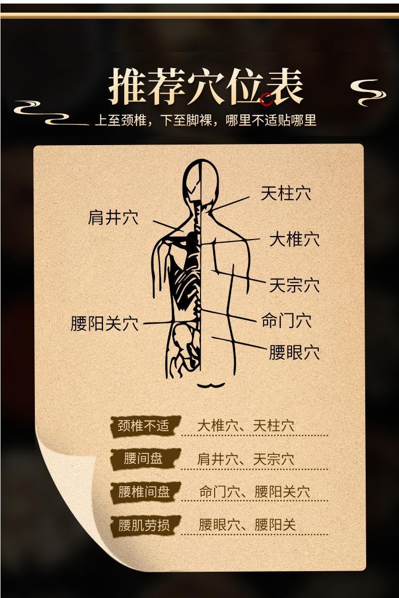 北京同仁堂 【3盒18貼囤貨裝跌打損失膏藥】老黑膏 *3盒 艾草頸椎腰椎膝蓋肩周膏藥貼關節疼痛通用艾灸貼自發性熱透骨貼大黑膏灸貼草本貼