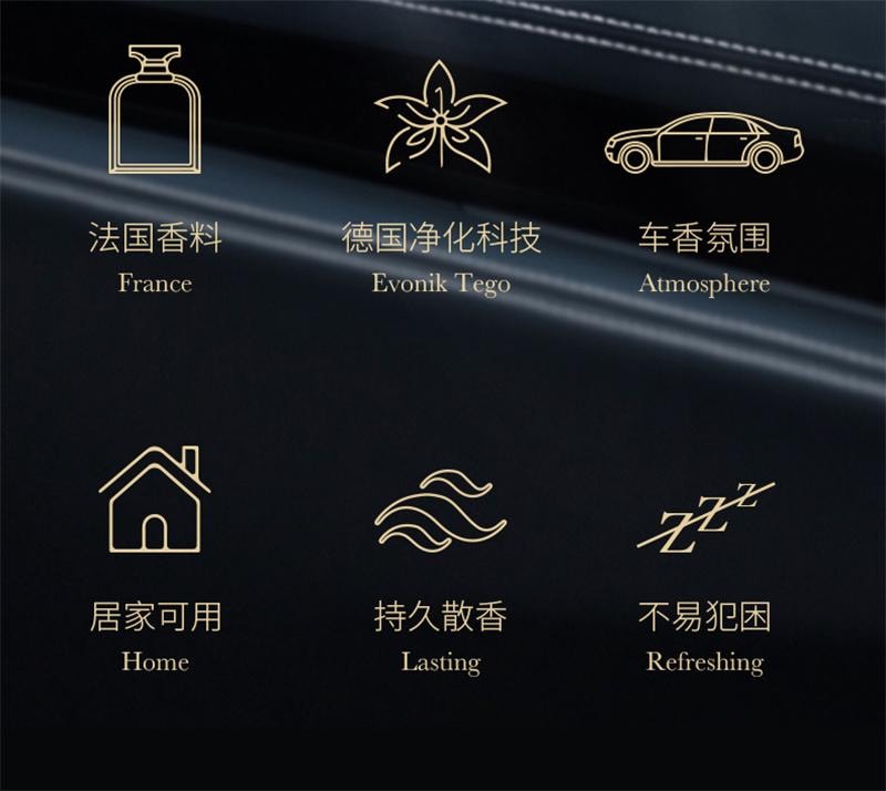 【中国直邮】 科净威 车载香薰2025新款汽车香水香氛香膏持久留香净化空气去异味 永恒之水180g/瓶