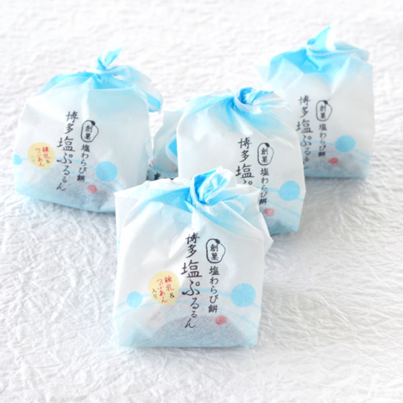 【日本直郵】日本博多特產 AMAOU PURURUN 夏季限定 海鹽紅豆水晶大福 12枚裝