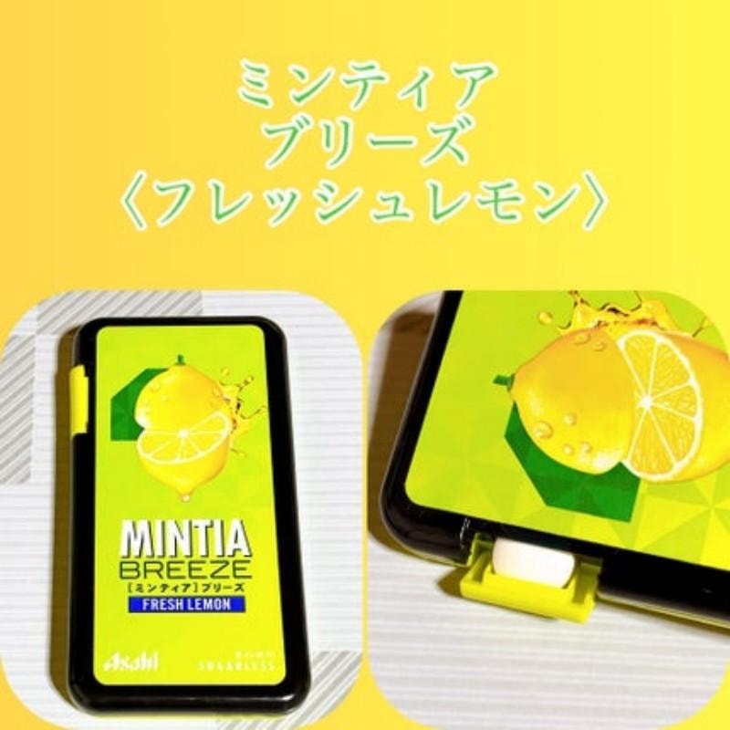 日本 ASAHI MINTIA 维C糖果 薄荷糖 清新柠檬味  30粒