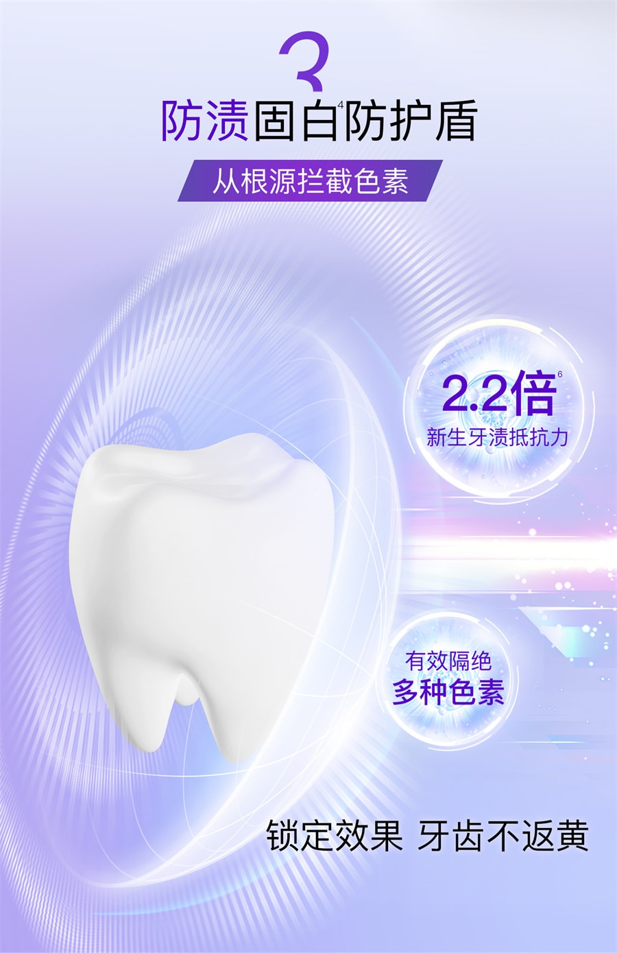 【中國直郵】Saky/舒客 智感煥白美白牙膏牙齒清新口氣清潔口腔 120g/支