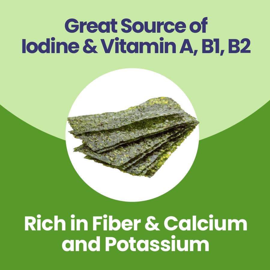 韓國 Kim's Table - 海鹽 - 25 件裝 - 有機烤海藻片