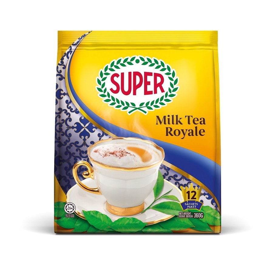 【马来西亚直邮】马来西亚SUPER超级 白奶茶 12件入