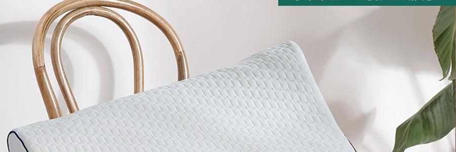 FUANNA富安娜 臻逸泰国乳胶枕头 天然乳胶 人体工学设计 58*39cm