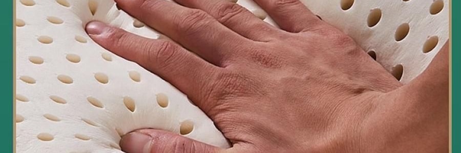 FUANNA富安娜 臻逸泰国乳胶枕头 天然乳胶 人体工学设计 58*39cm