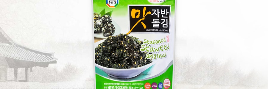 韓國SURASANG三進牌 天然炒海苔粒 原味 60g