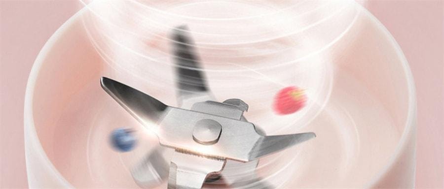 【中国直邮】 九阳 榨汁机马卡龙小型便携式多功能榨汁杯炸汁水果汁机 粉色1个装