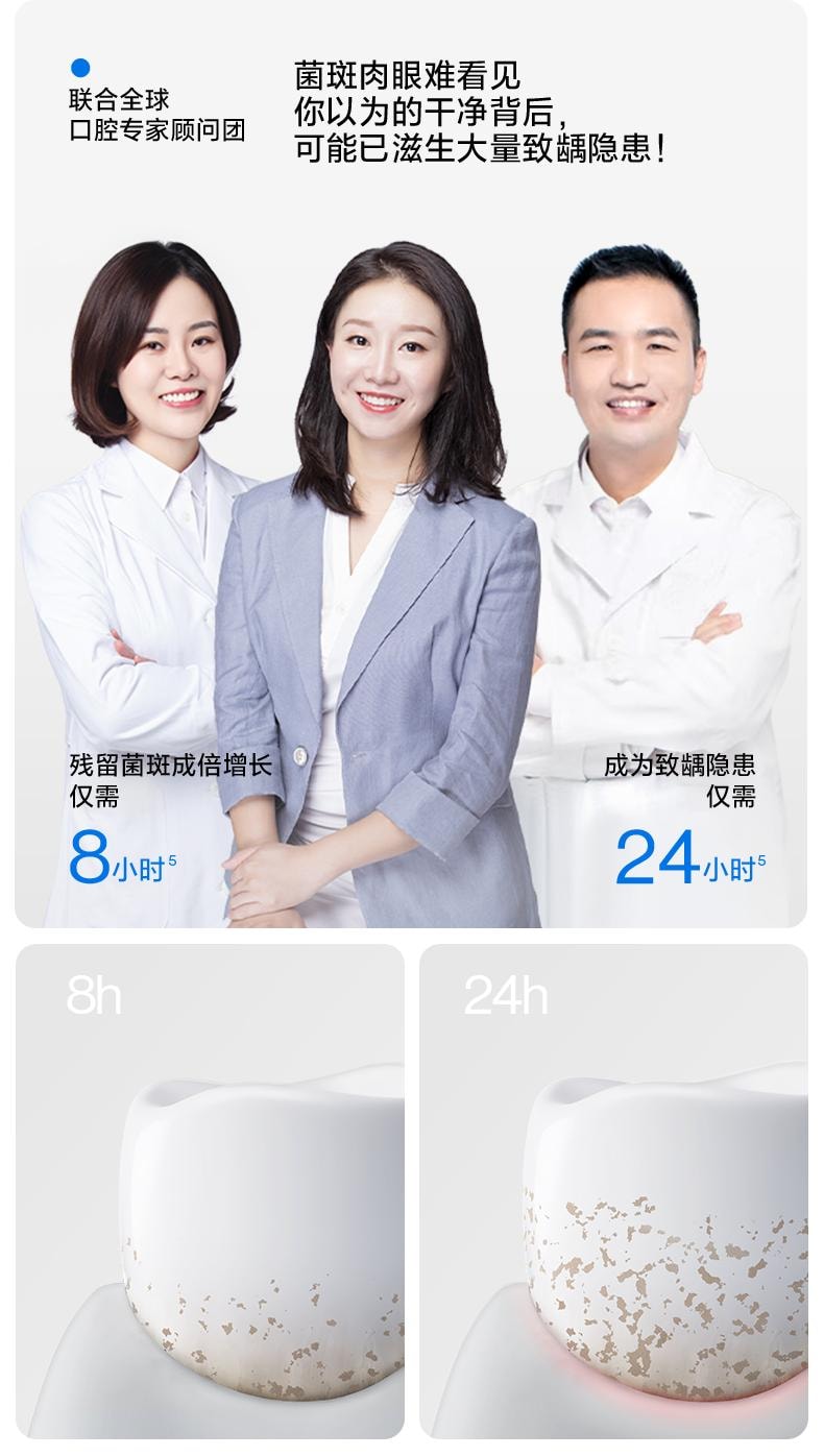 【美國直郵】 USMILE 笑容加Y10pro電動牙刷 1支裝 白色