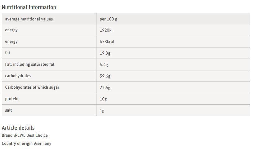 REWE Best Choice Wasabi Peanuts 150g