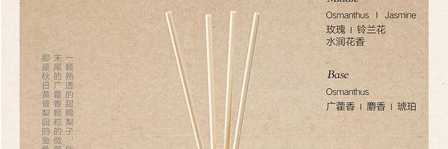 宋朝 画境系列香氛 无火香薰 梨与苍兰 200ml