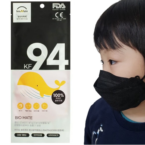 韩国 BIOMATE KF94 3D立体防护儿童口罩 1枚