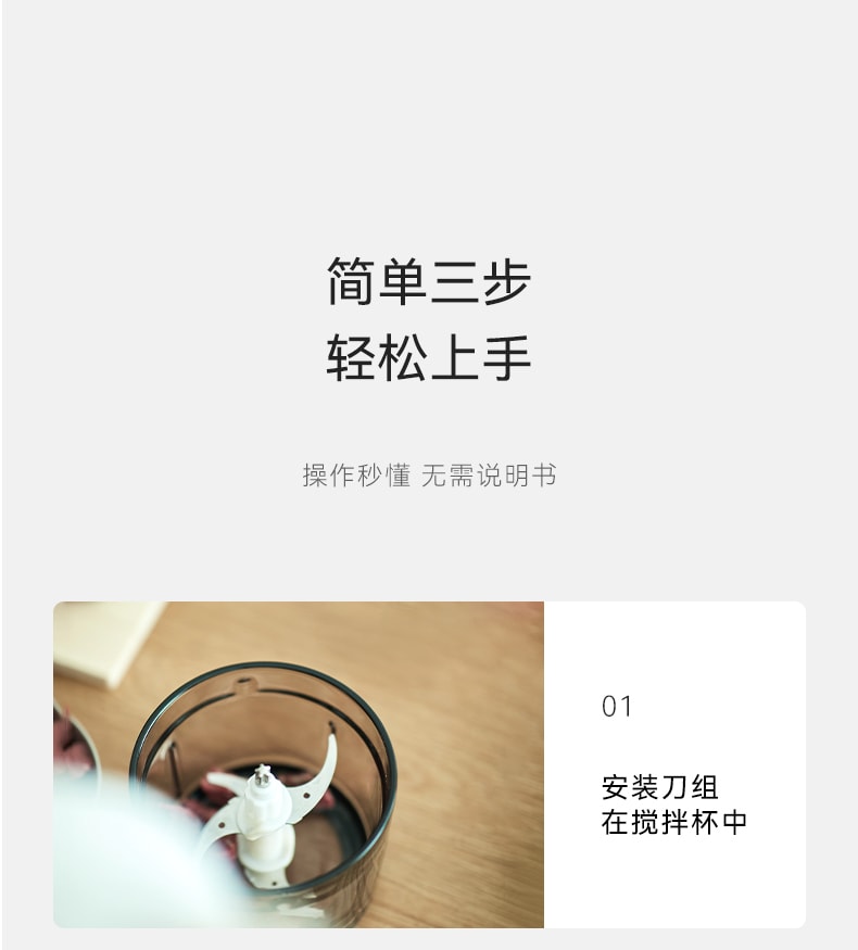 OLAYKS 1.2L 绞肉机家用电动小型多功能全自动搅拌机碎肉打馅蒜泥机 电压100-120V通用