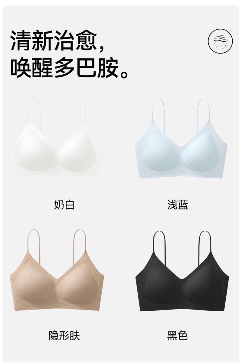 【中国直邮】 SecretWorld 无痕内衣女小胸聚拢隐形肤色粉底液细肩带 隐形肤 1条装 S码