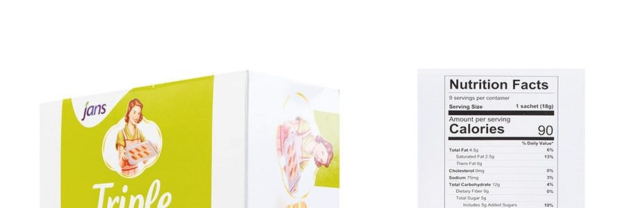 印尼JANS 三層夾心 三明治餅乾 榴槤口味 162g